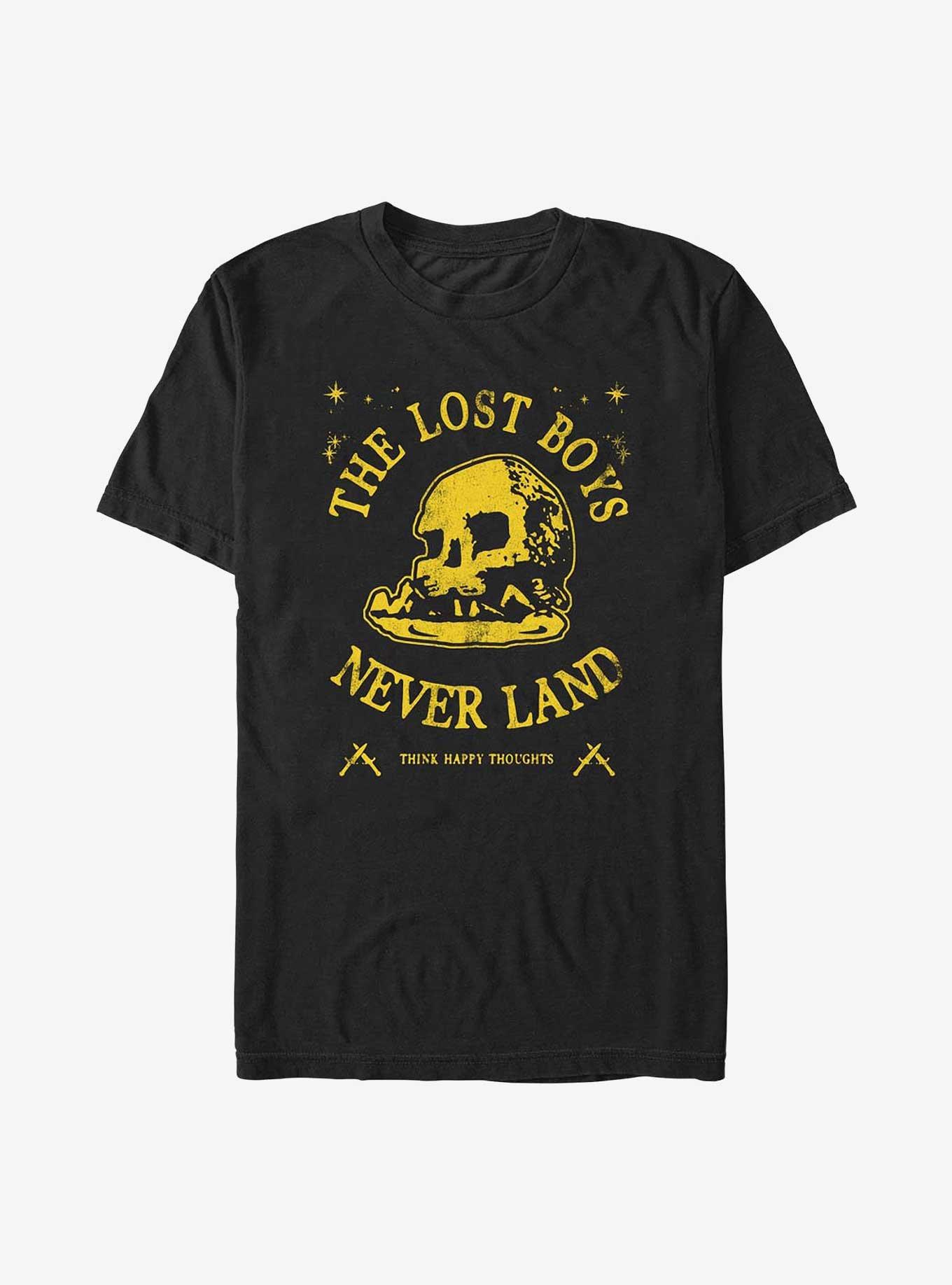 Disney Peter Pan The Lost Boys Never Land Yellow Skull Rock T-Shirt, , hi-res