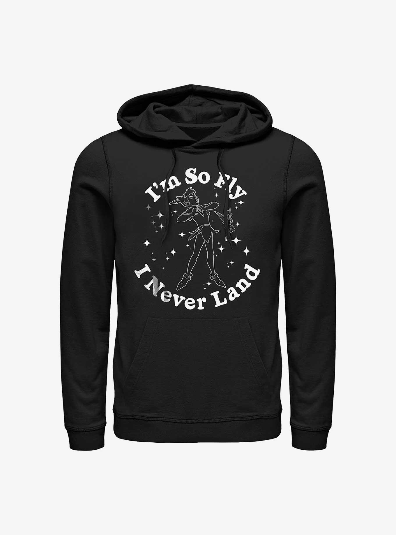 Disney Peter Pan I'm So Fly I Never Land Outline Hoodie, , hi-res