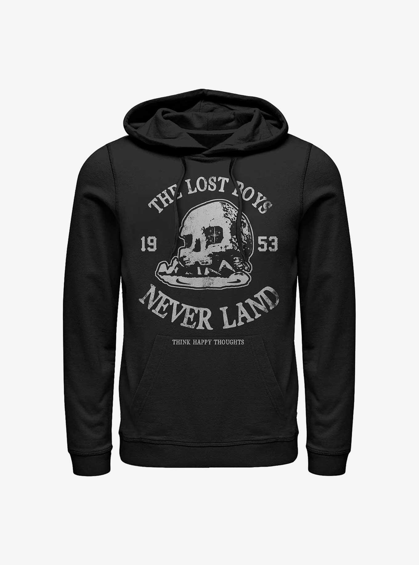 Disney Peter Pan The Lost Boys Never Land Skull Rock Hoodie, BLACK, hi-res