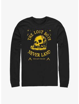 Disney Peter Pan The Lost Boys Never Land Yellow Skull Rock Long-Sleeve T-Shirt, , hi-res