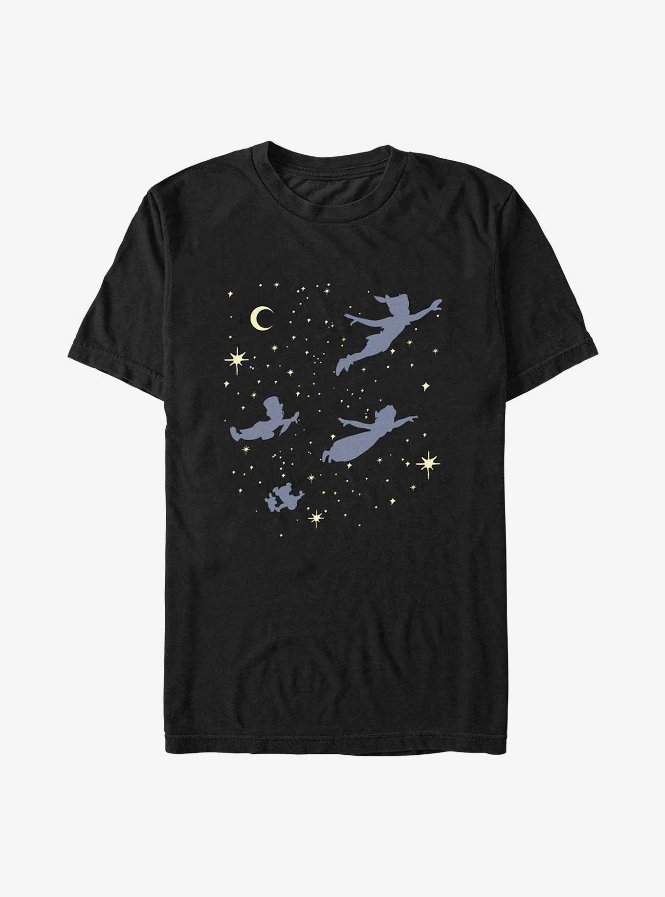 Disney Peter Pan Fly Away Celestial T-Shirt, BLACK, hi-res