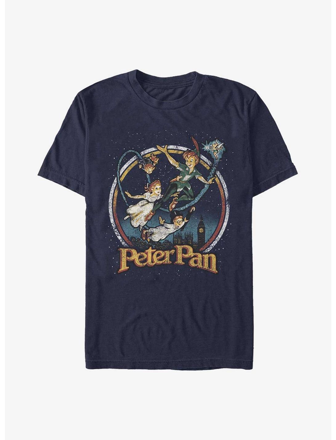 Disney Peter Pan London Night Flight T-Shirt, NAVY, hi-res