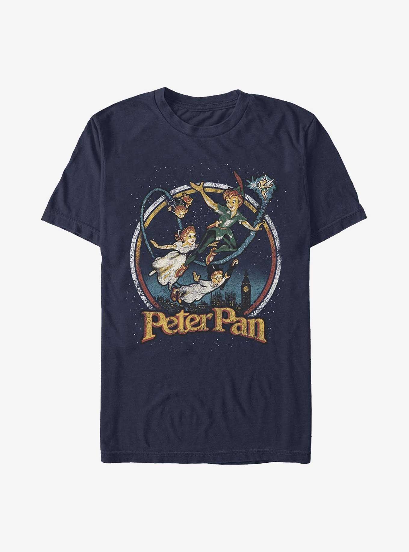 Disney Peter Pan London Night Flight T-Shirt, NAVY, hi-res