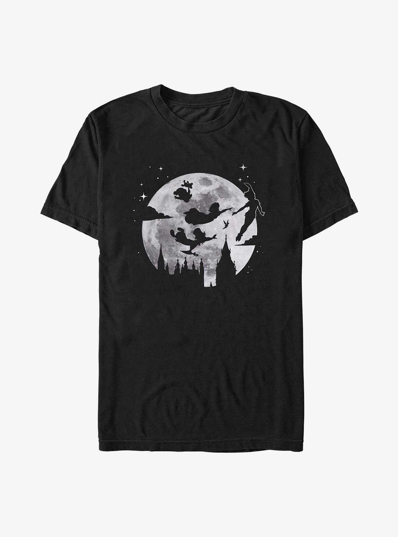 Disney Peter Pan Moon Flight T-Shirt, BLACK, hi-res