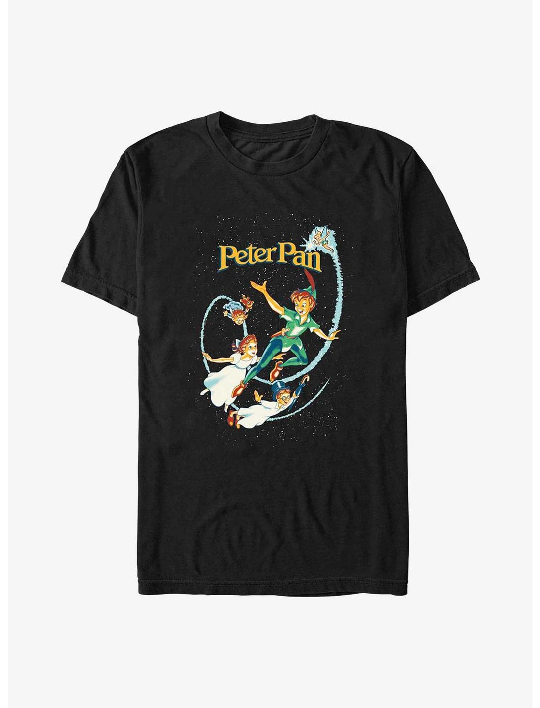 Disney Peter Pan Night Flight Cover T-Shirt, BLACK, hi-res