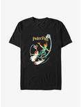 Disney Peter Pan Night Flight Cover T-Shirt, BLACK, hi-res
