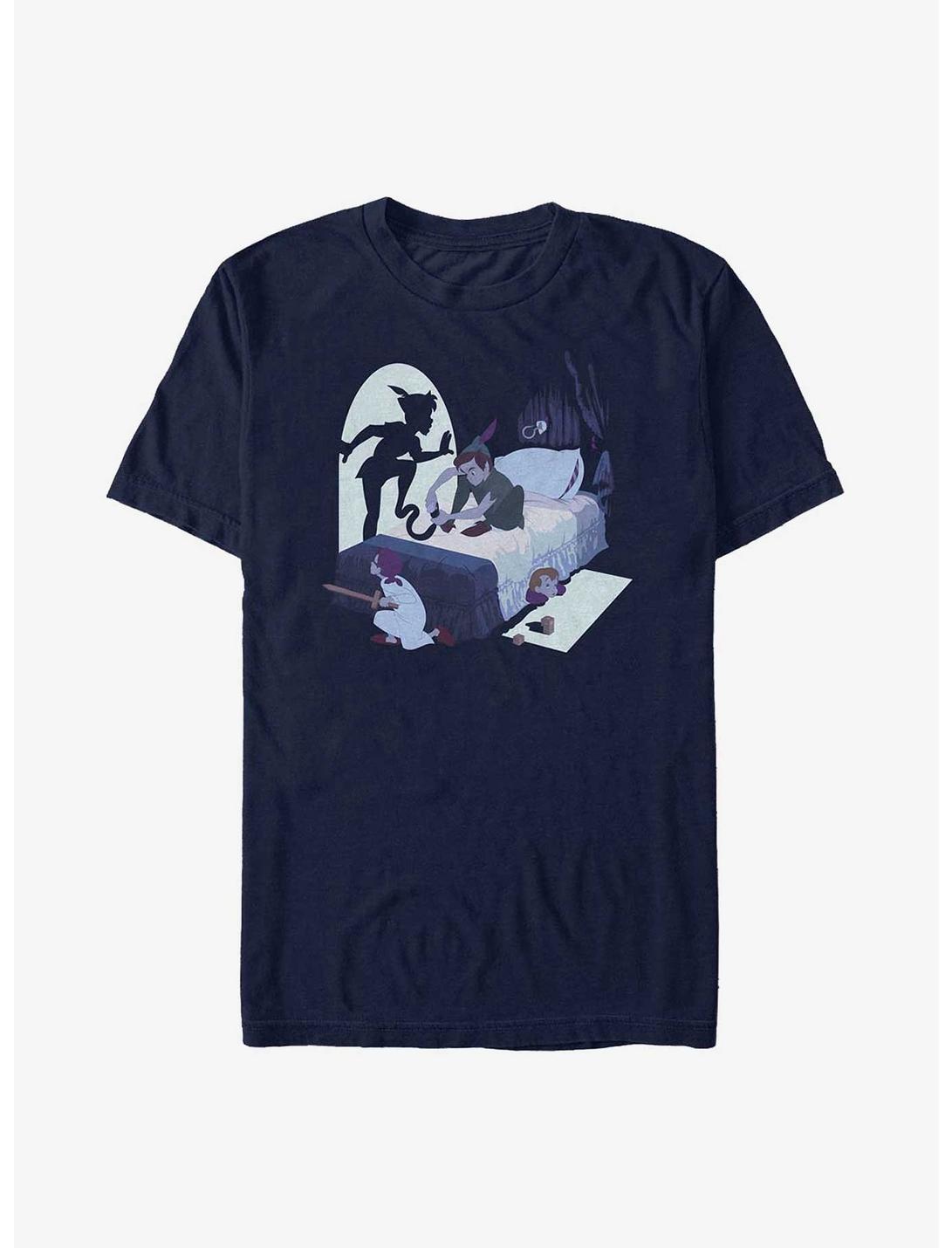 Disney Peter Pan Night Time Shadow  T-Shirt, NAVY, hi-res