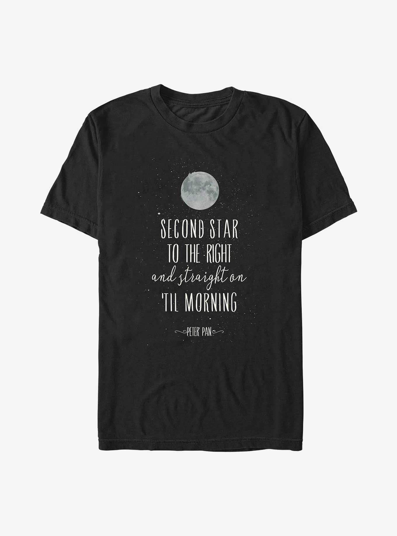 Disney Peter Pan Second Start To The Right T-Shirt, , hi-res