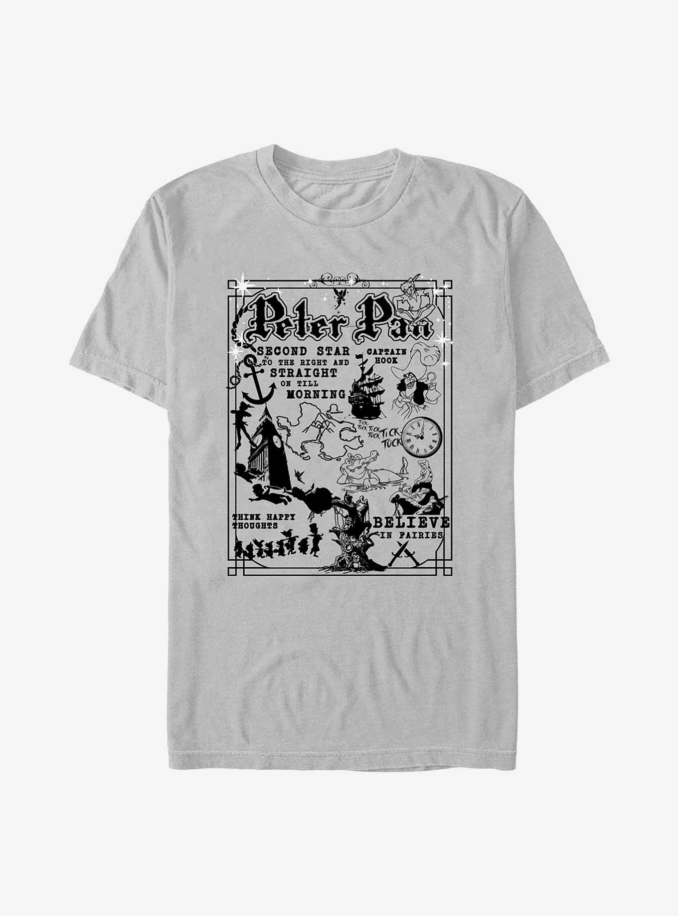 Disney Peter Pan Storytelling T-Shirt, SILVER, hi-res