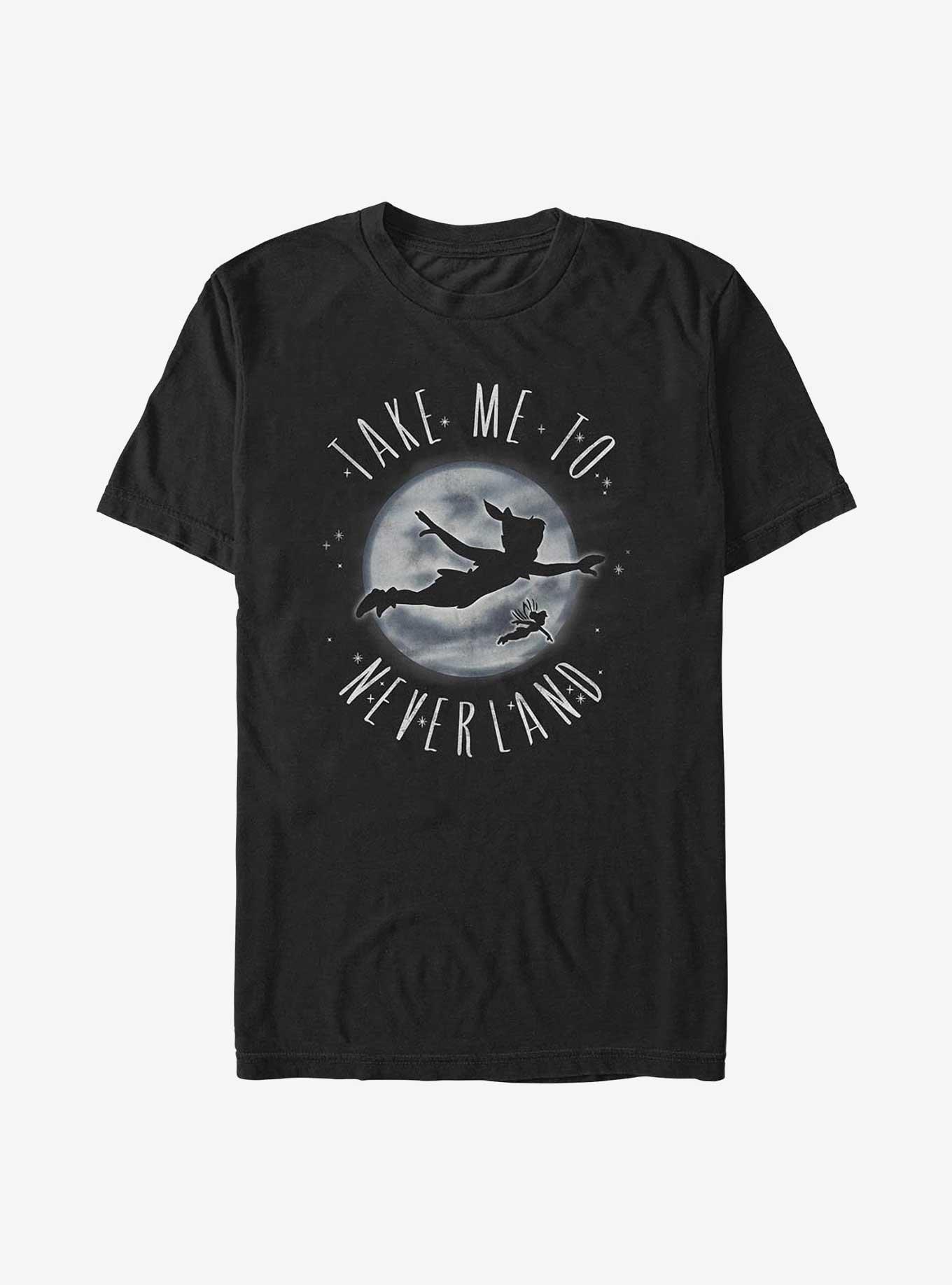 Disney Peter Pan Take Me To Never Land T-Shirt, BLACK, hi-res