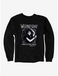 Wednesday Dance Scene Sweatshirt, BLACK, hi-res