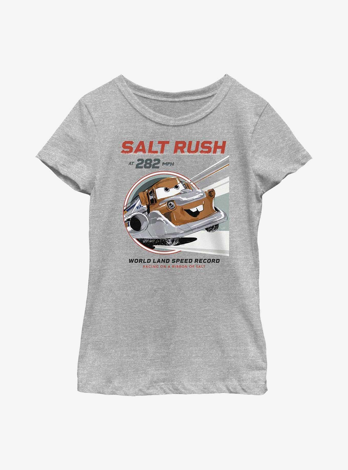 Disney Pixar Cars Salt Rush Mater Youth Girls T-Shirt, ATH HTR, hi-res
