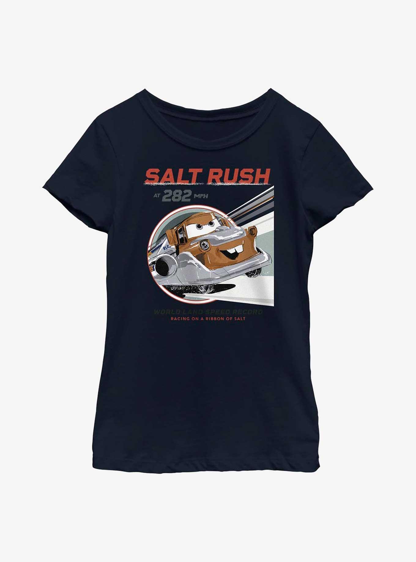 Disney Pixar Cars Salt Rush Mater Youth Girls T-Shirt