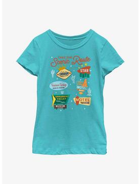 Disney Pixar Cars Take The Scenic Route Youth Girls T-Shirt, , hi-res