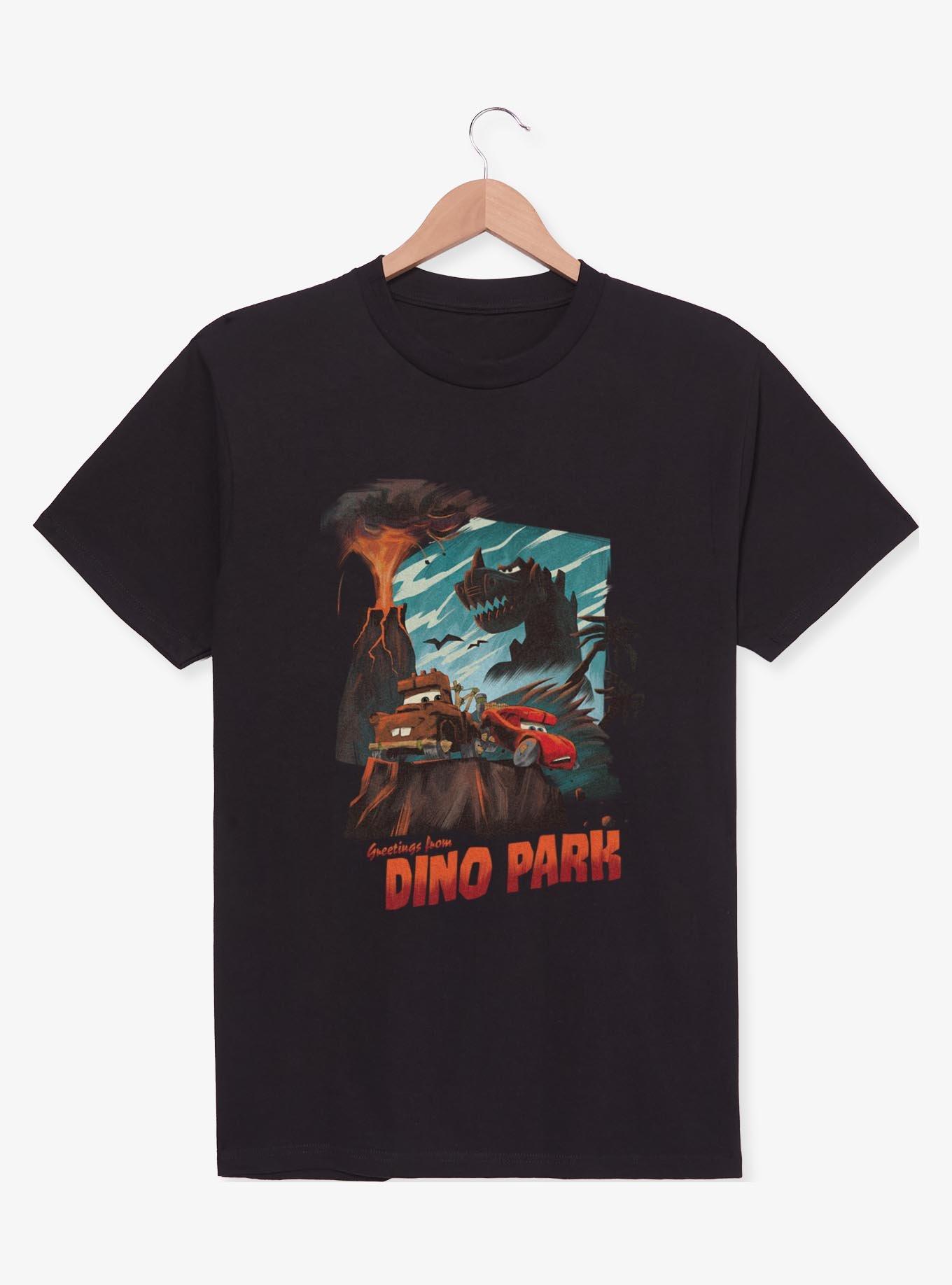 Disney Pixar Cars Greetings From Dino Park Postcard T-Shirt