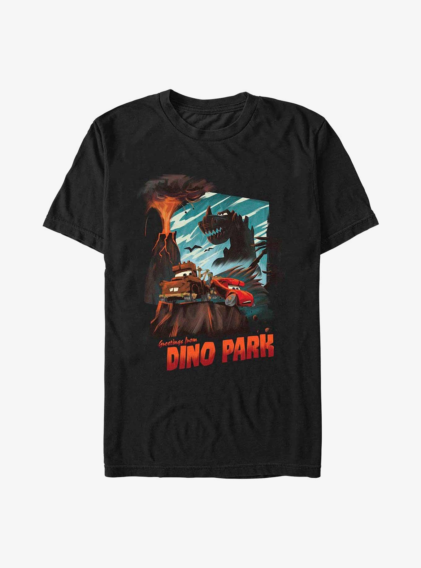 Disney Pixar Cars Greetings From Dino Park Postcard T-Shirt, , hi-res