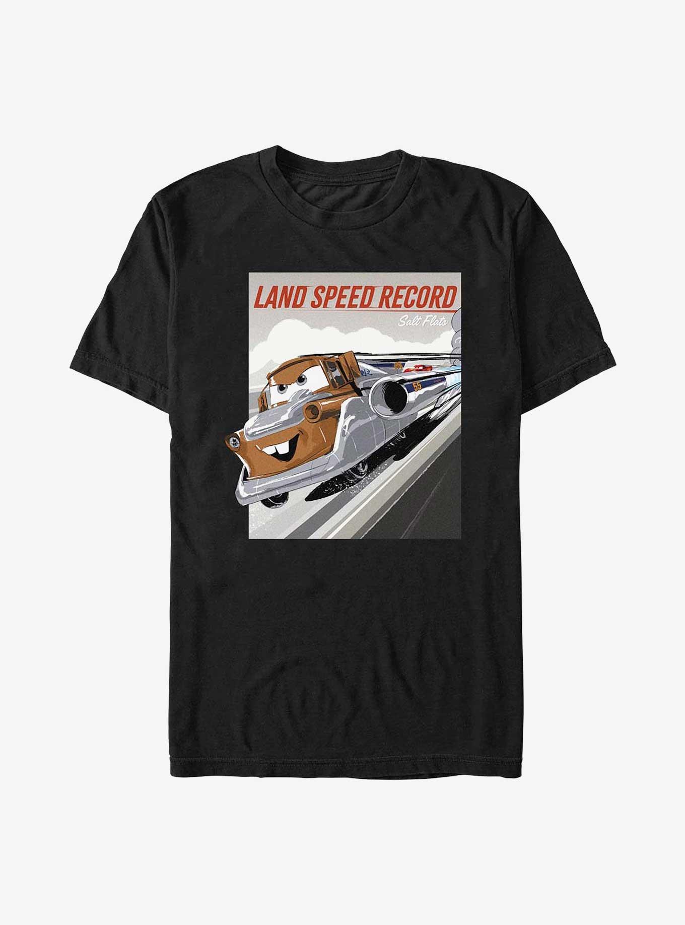 Disney Pixar Cars Land Speed Record T-Shirt, BLACK, hi-res