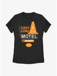Disney Pixar Cars Cozy Cone Motel Womens T-Shirt, BLACK, hi-res