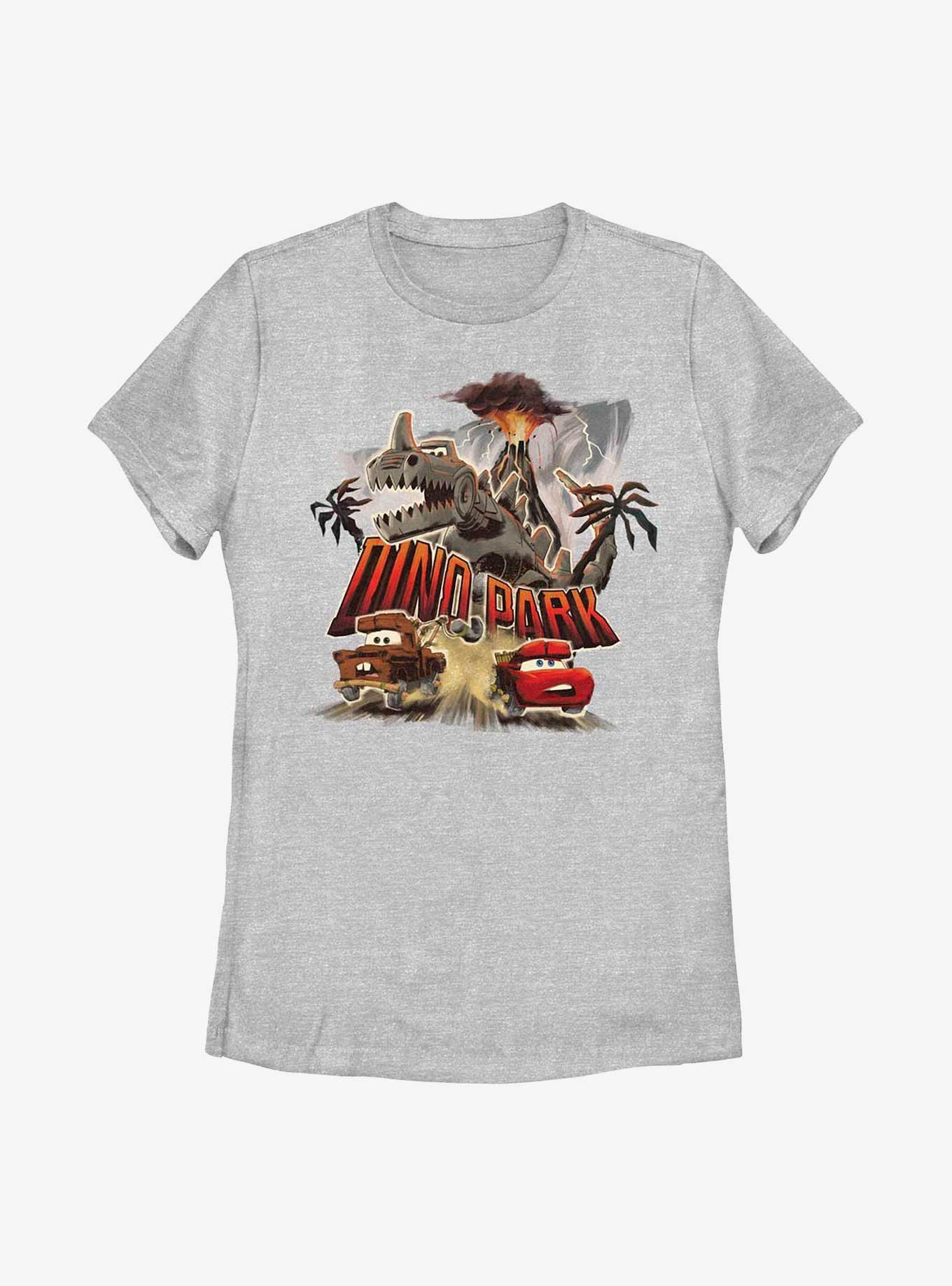 Disney Pixar Cars Dino Park Mater And Lightning McQueen Womens T-Shirt, , hi-res