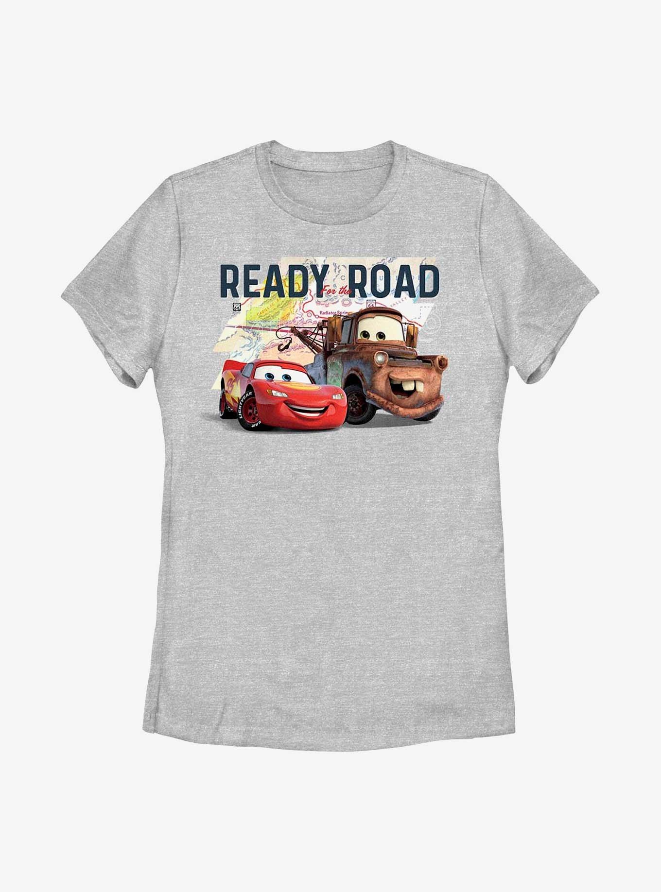 Disney Pixar Cars Ready Road Womens T-Shirt, ATH HTR, hi-res