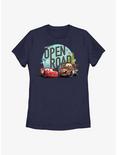 Disney Pixar Cars Take The Open Road Womens T-Shirt, NAVY, hi-res