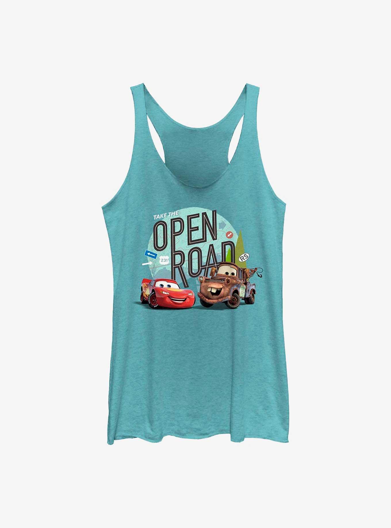 Disney Pixar Cars Take The Open Road Womens Tank Top, , hi-res