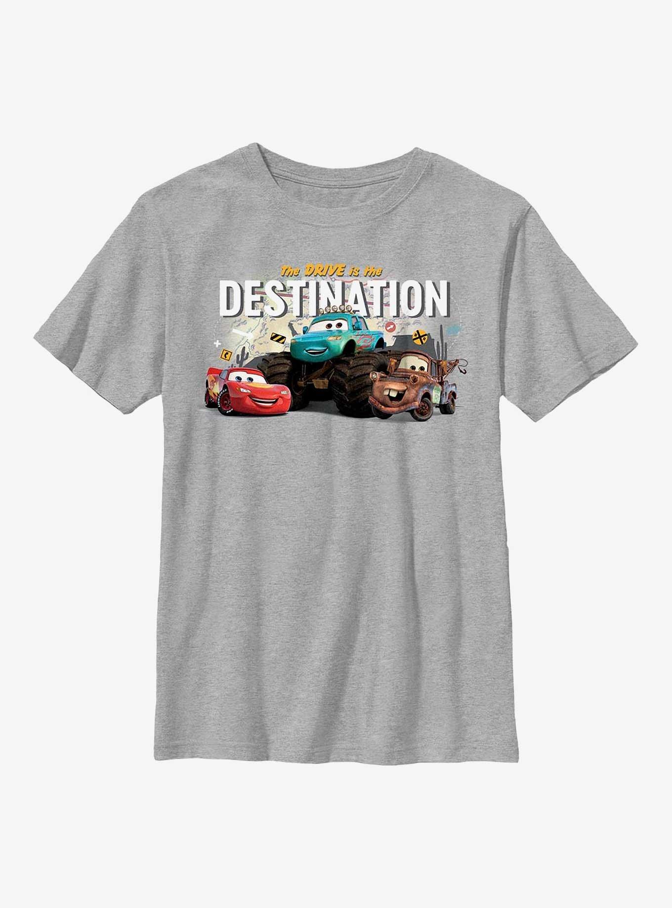 Disney Pixar Cars The Drive Is The Destination Youth T-Shirt, , hi-res