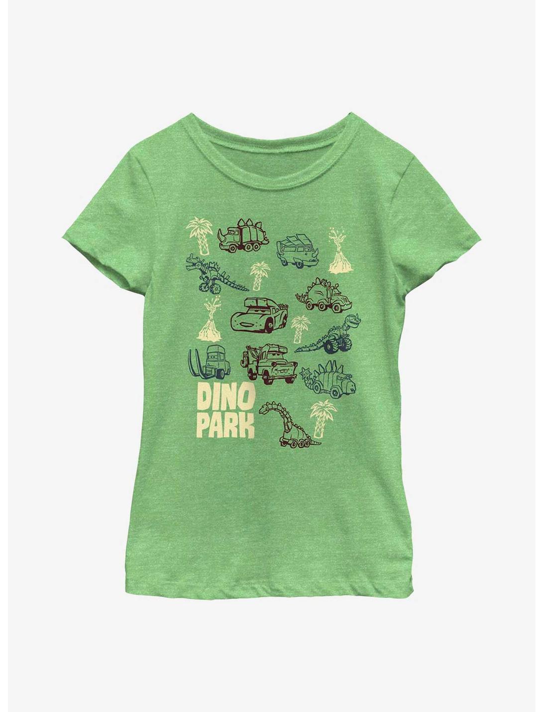 Disney Pixar Cars Dino Park Youth Girls T-Shirt, GRN APPLE, hi-res