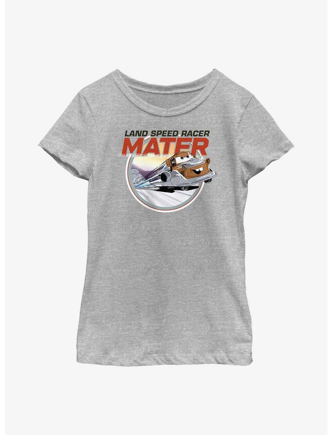 Disney Pixar Cars Land Speed Racer Mater Youth Girls T-Shirt, ATH HTR, hi-res