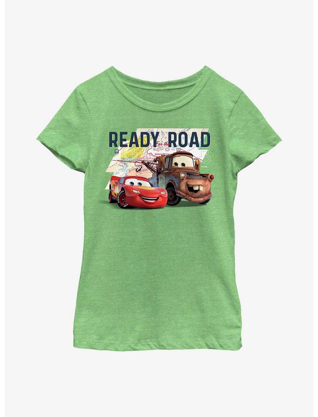 Disney Pixar Cars Ready Road Youth Girls T-Shirt, GRN APPLE, hi-res