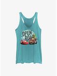 Disney Pixar Cars Take The Open Road Womens Tank Top, TAHI BLUE, hi-res