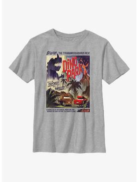 Disney Pixar Cars Dino Park Retro Poster Youth T-Shirt, , hi-res