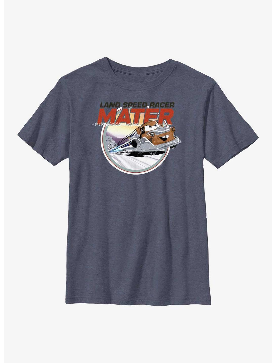Disney Pixar Cars Land Speed Racer Mater Youth T-Shirt, NAVY HTR, hi-res