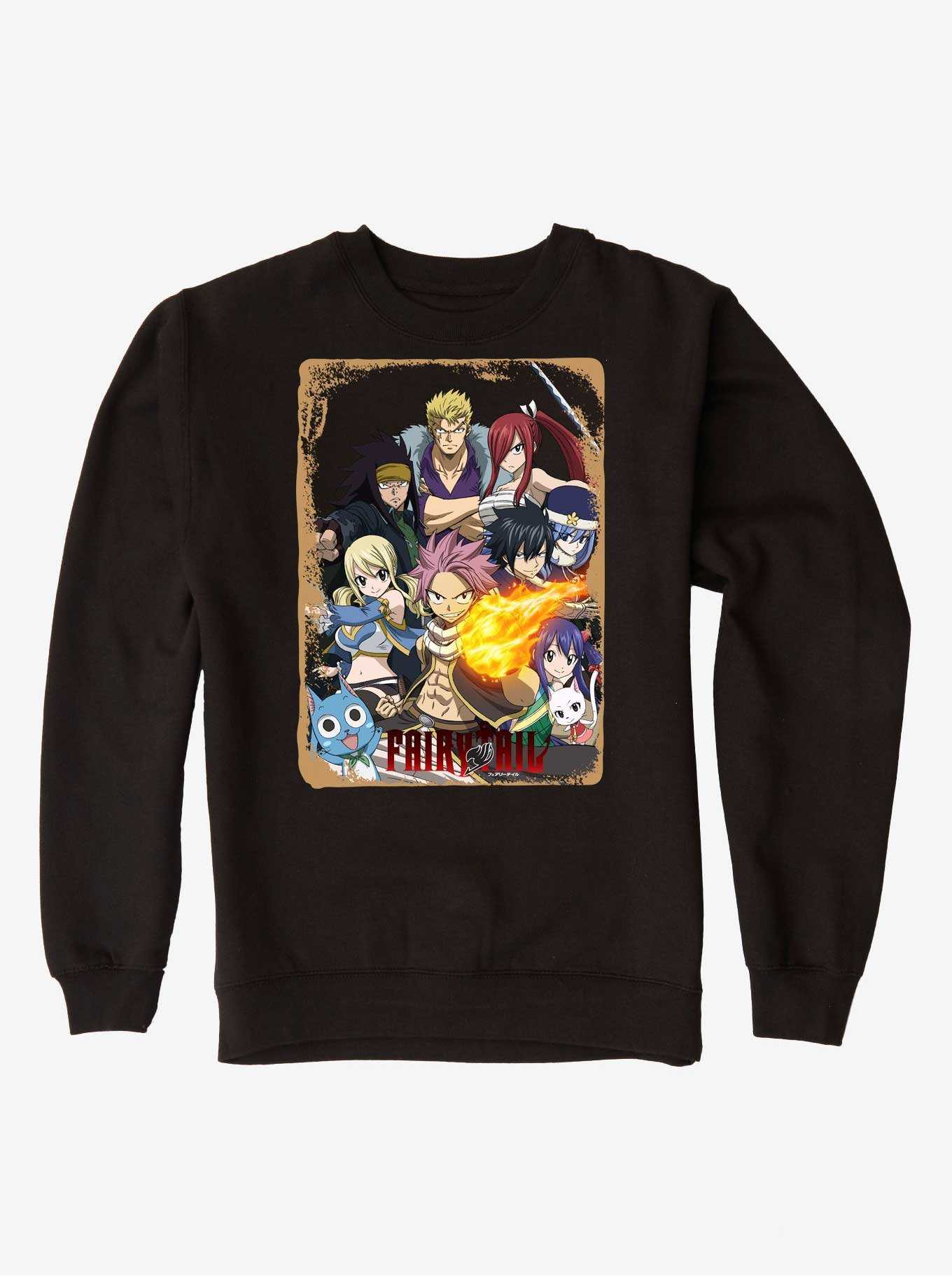 Fairy Tail Group Sweatshirt, , hi-res