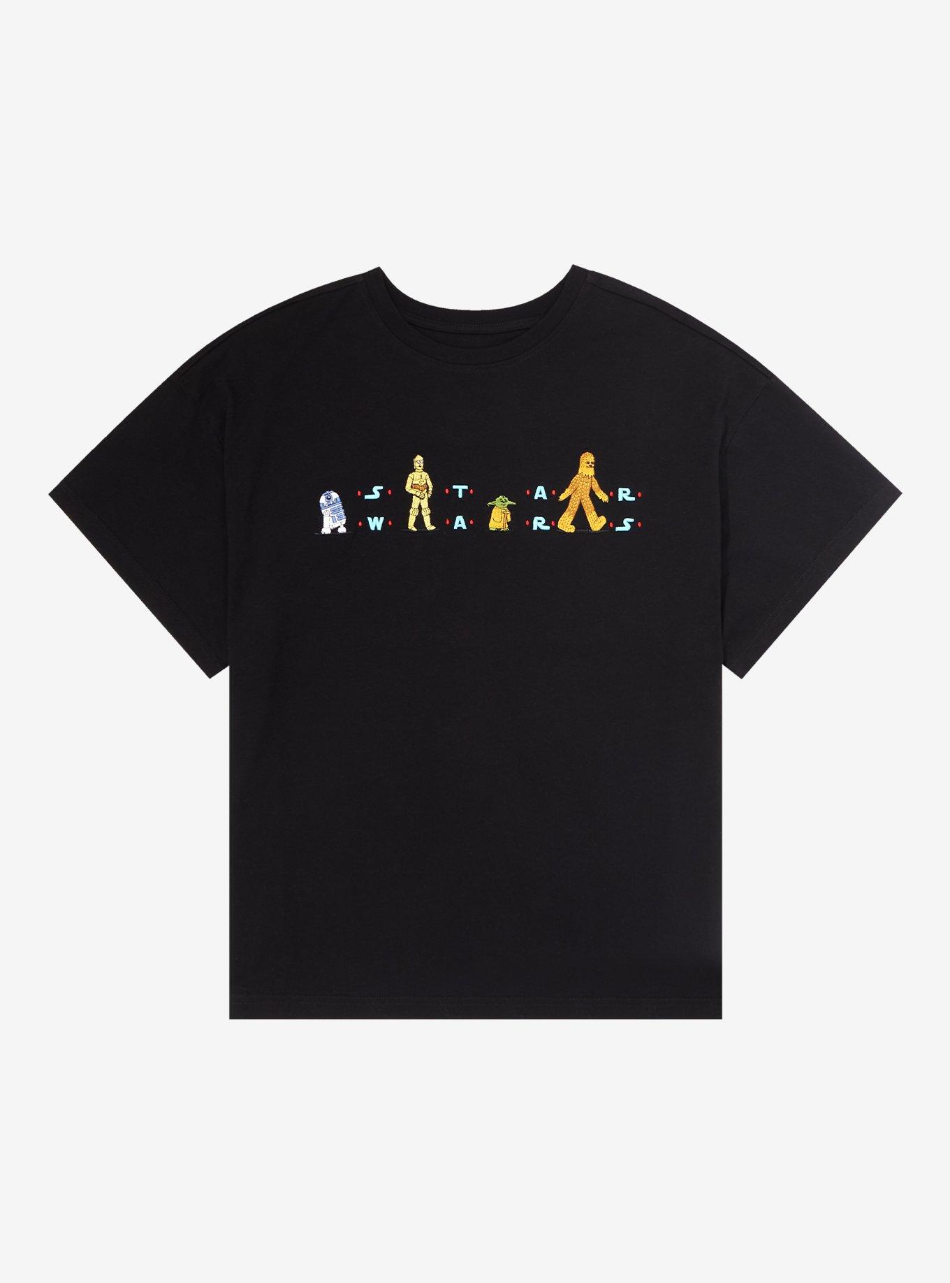 Star Wars Character Logo T-Shirt Plus Size, MULTI, hi-res view 1