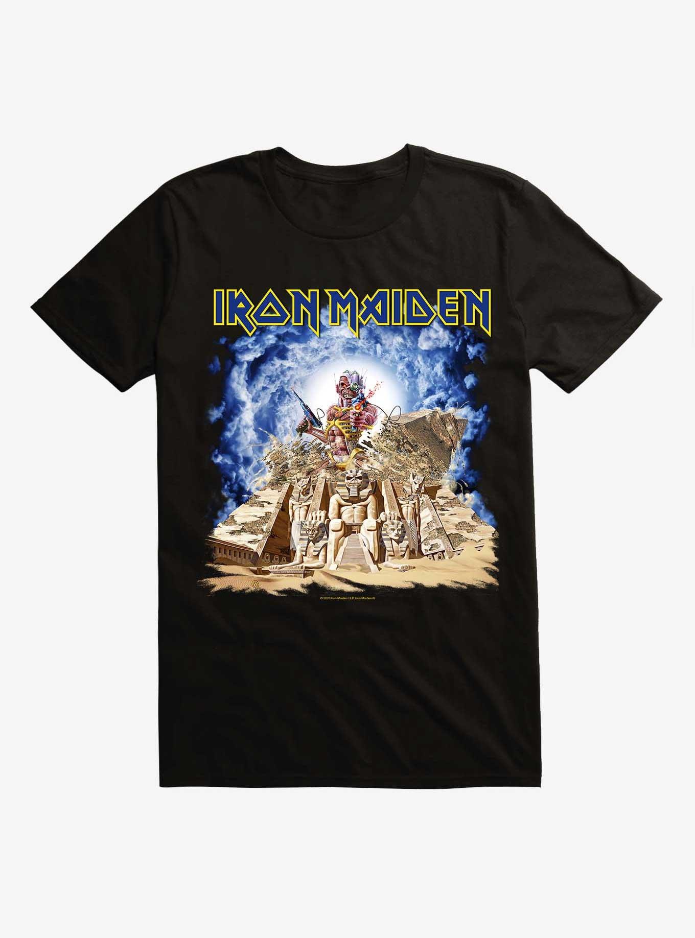 iron maiden somewhere back in time t shirt