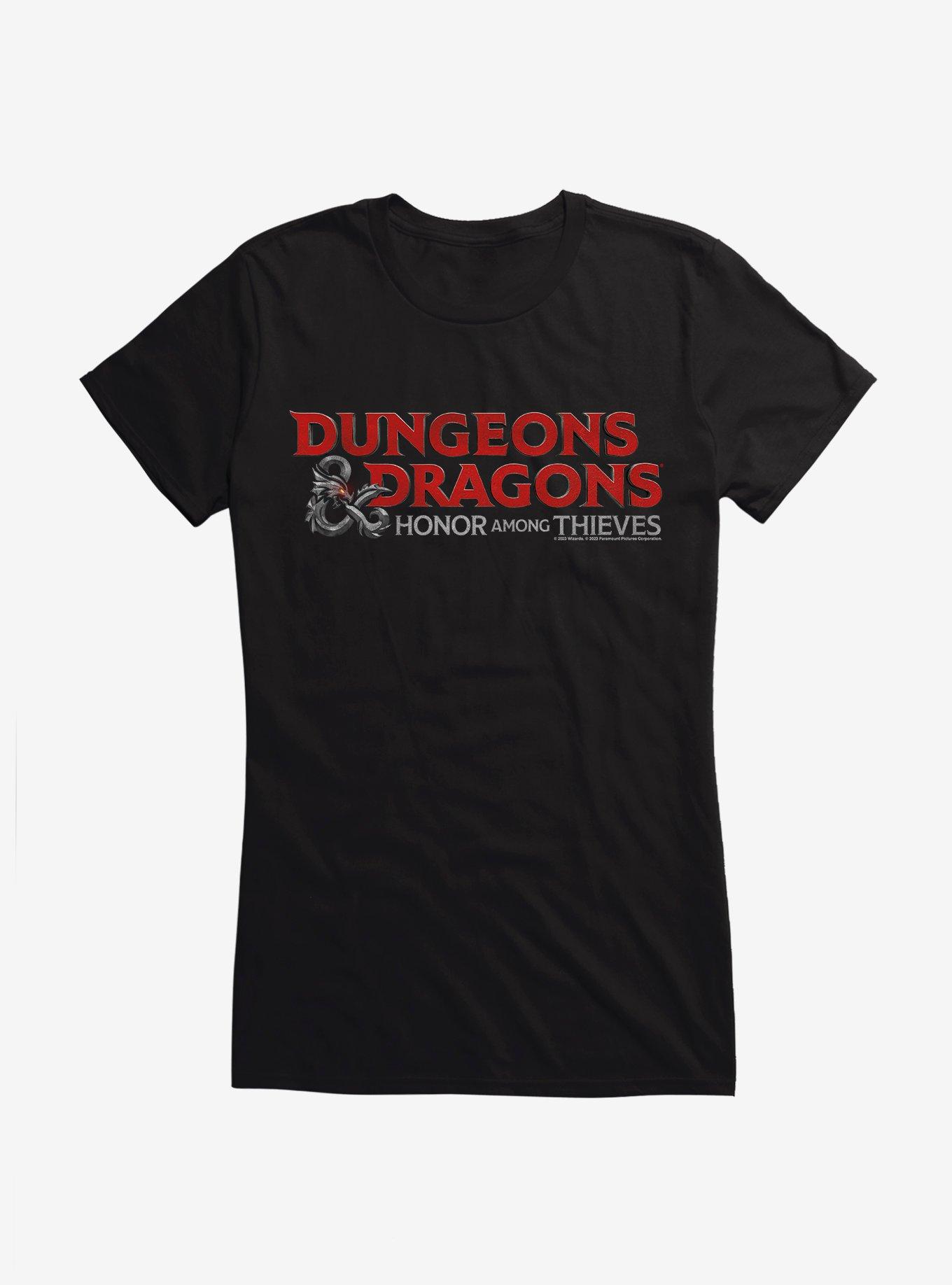 Dungeons & Dragons: Honor Among Thieves Movie Title Logo Girls T-Shirt, , hi-res