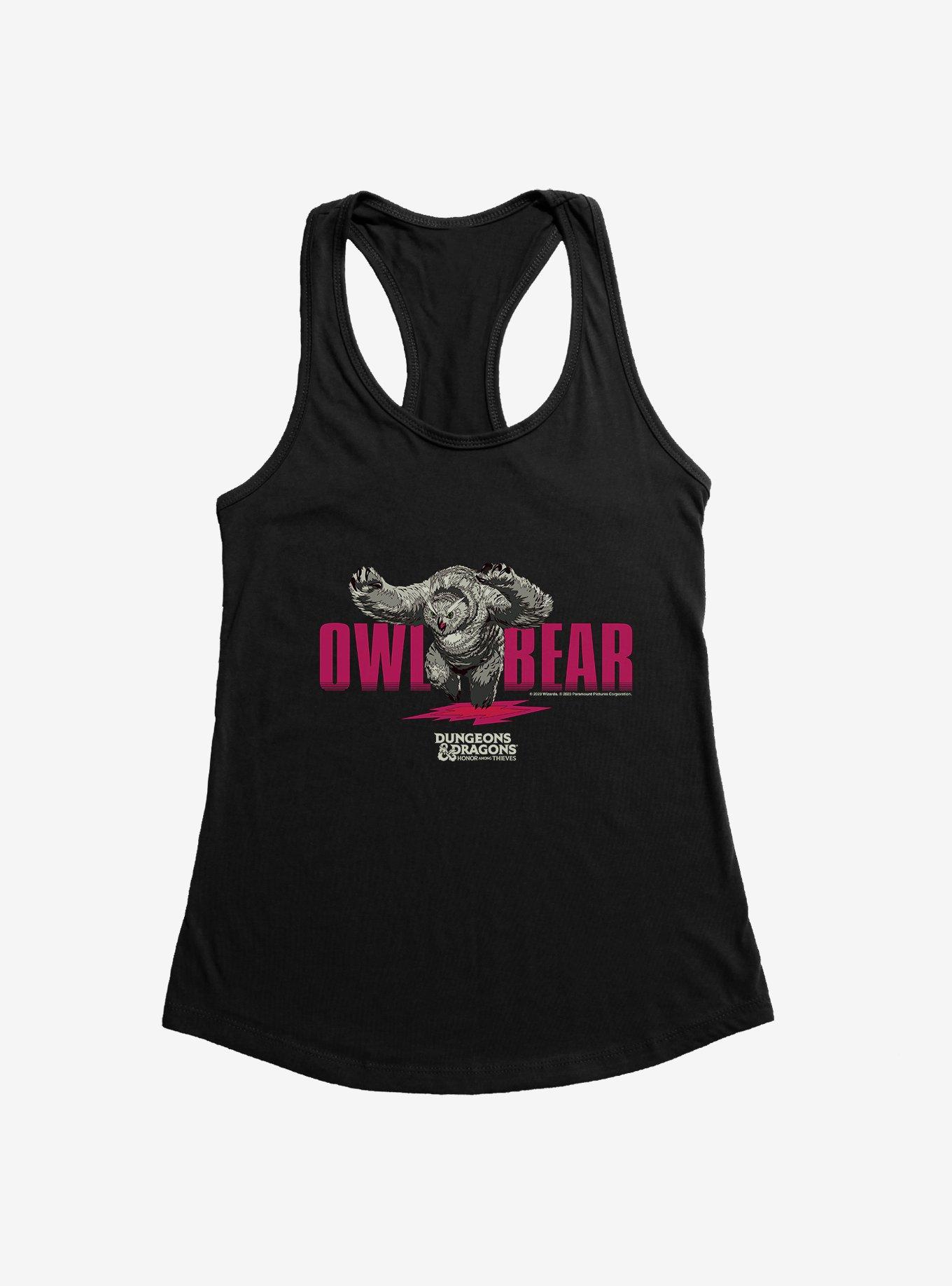 Dungeons & Dragons: Honor Among Thieves Owlbear Pose Girls Tank, BLACK, hi-res