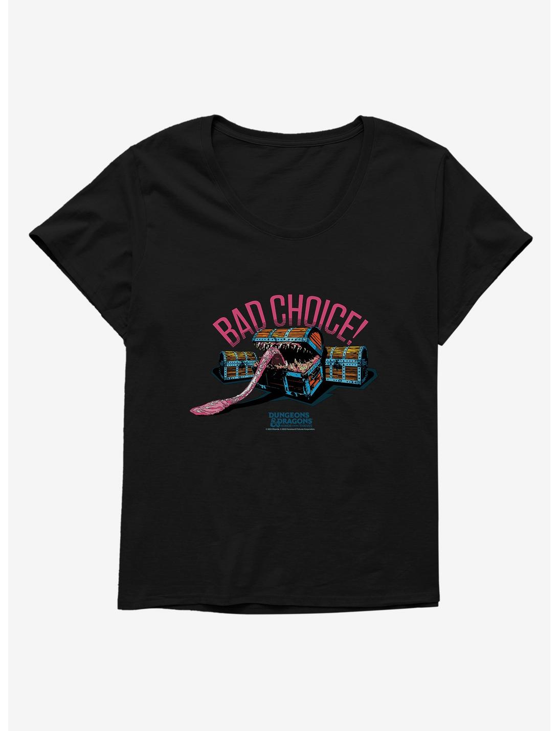 Dungeons & Dragons: Honor Among Thieves Bad Choice Mimic Girls T-Shirt Plus Size, BLACK, hi-res