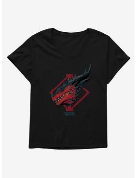 Dungeons & Dragons: Honor Among Theives Red Dragon Profile Girls T-Shirt Plus Size, , hi-res