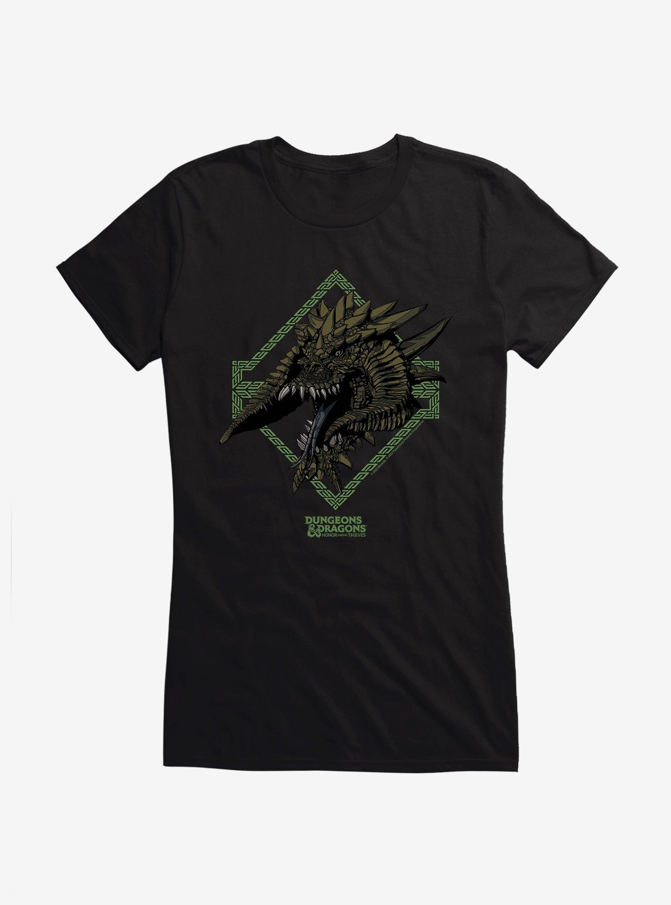 Dungeons & Dragons: Honor Among Thieves Black Dragon Girls T-Shirt, BLACK, hi-res