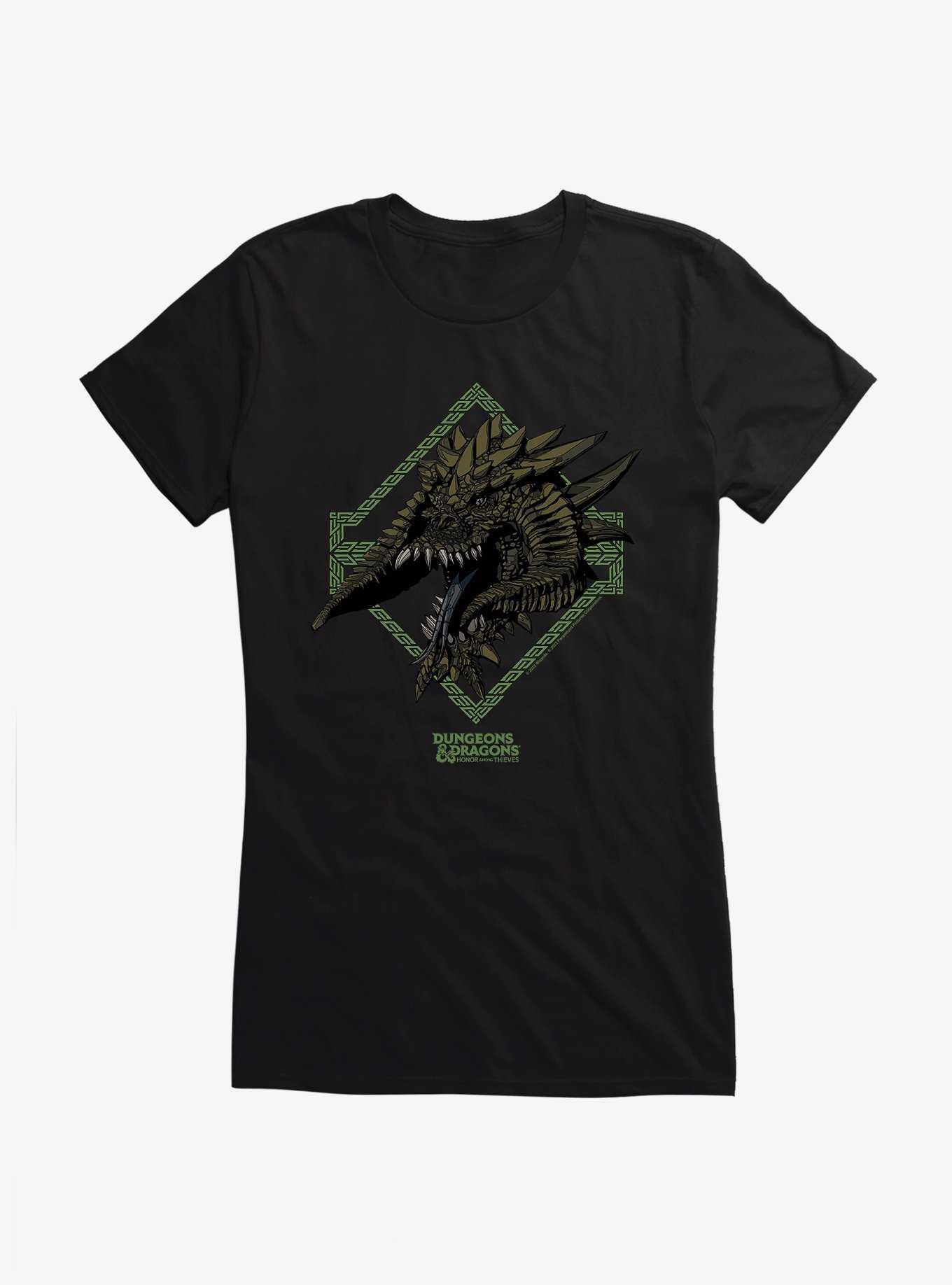 Dungeons & Dragons: Honor Among Thieves Black Dragon Girls T-Shirt, , hi-res