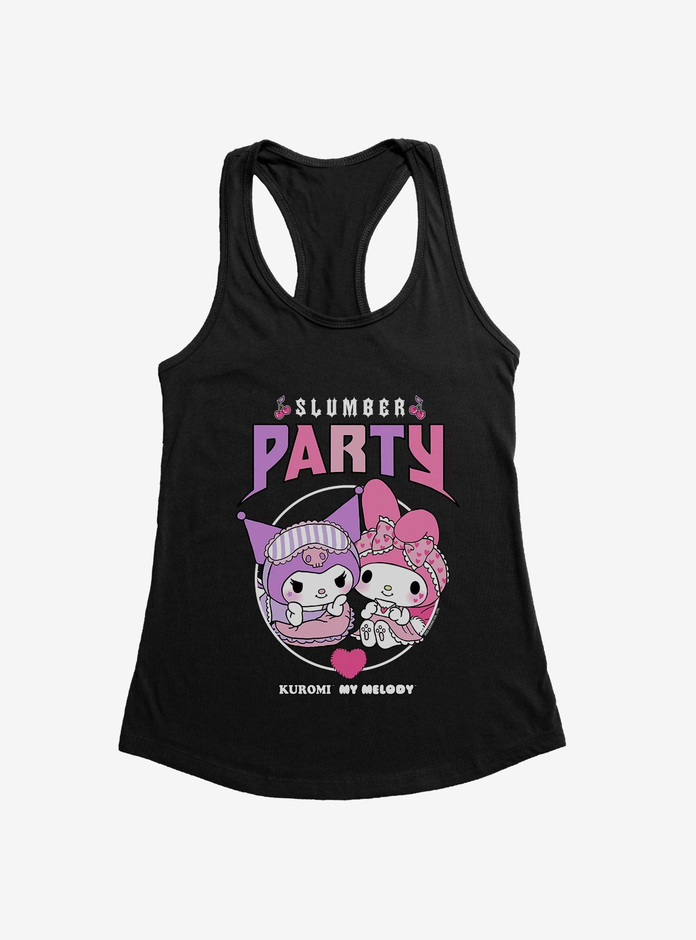 My Melody & Kuromi Metal Slumber Party Womens Tank Top, , hi-res
