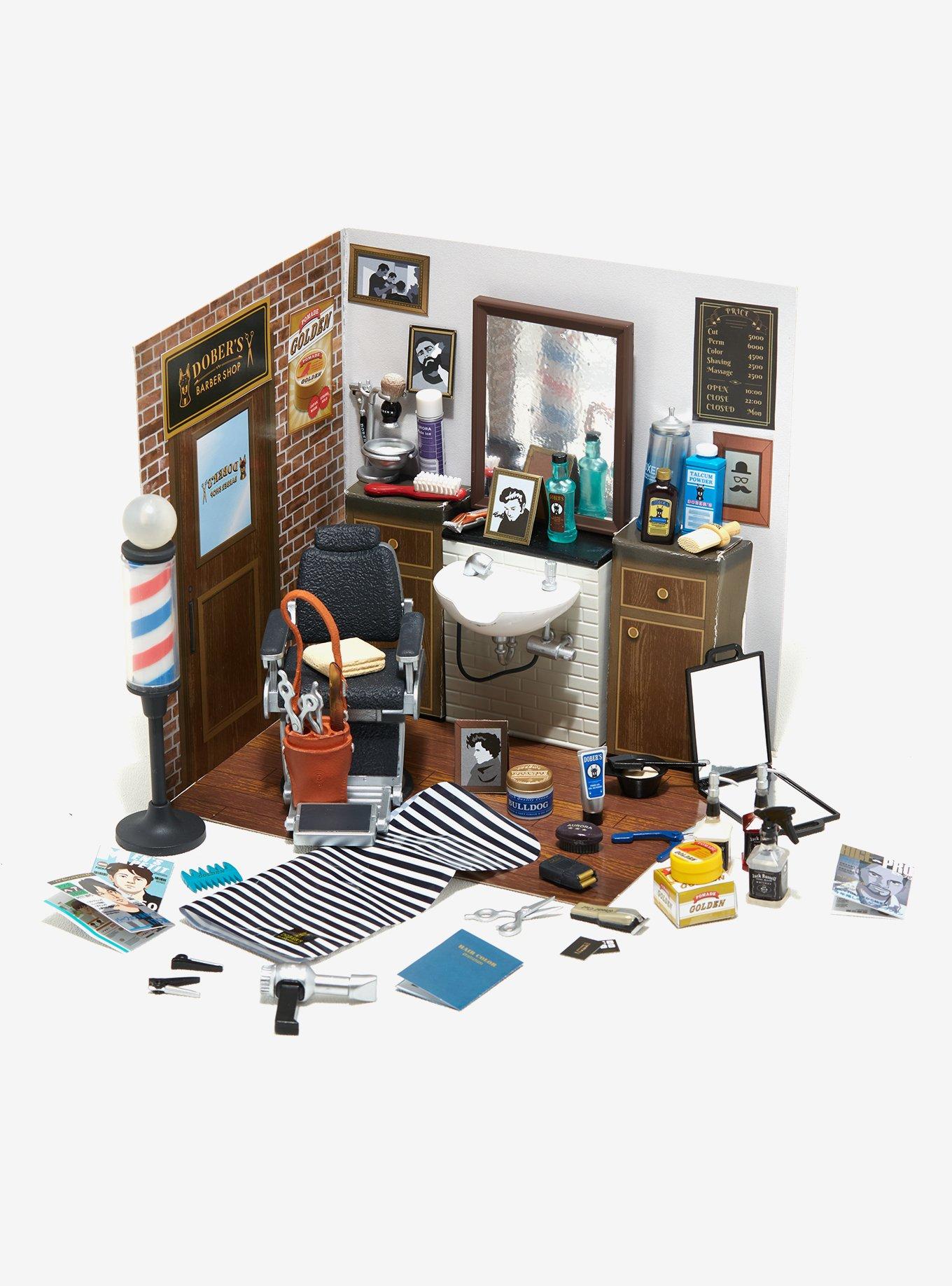 Re-Ment Dober's Barbershop Mini Figure Set Blind Box, , hi-res