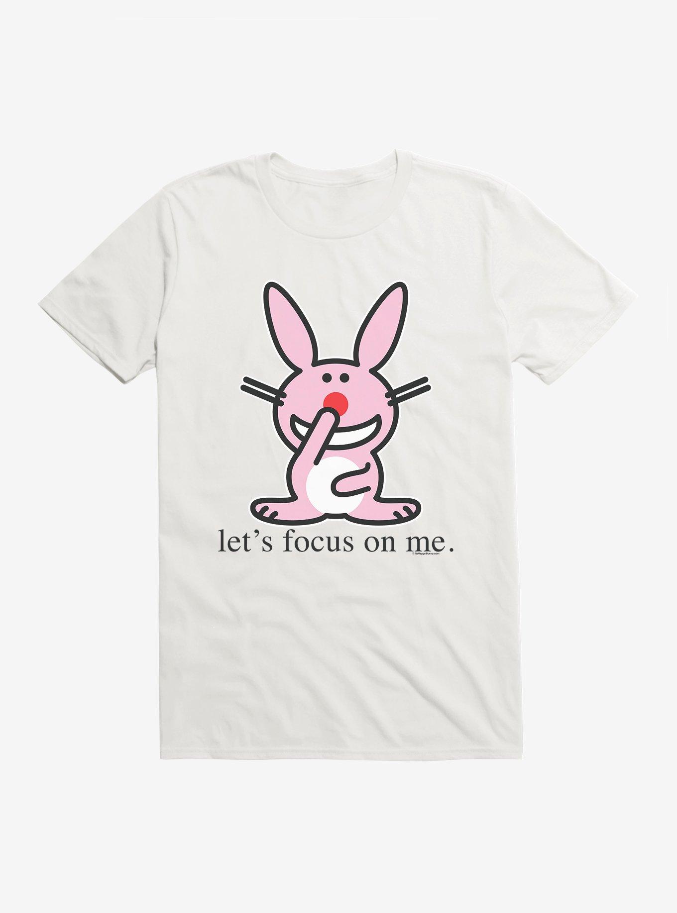 It's Happy Bunny Focus On Me T-Shirt, , hi-res