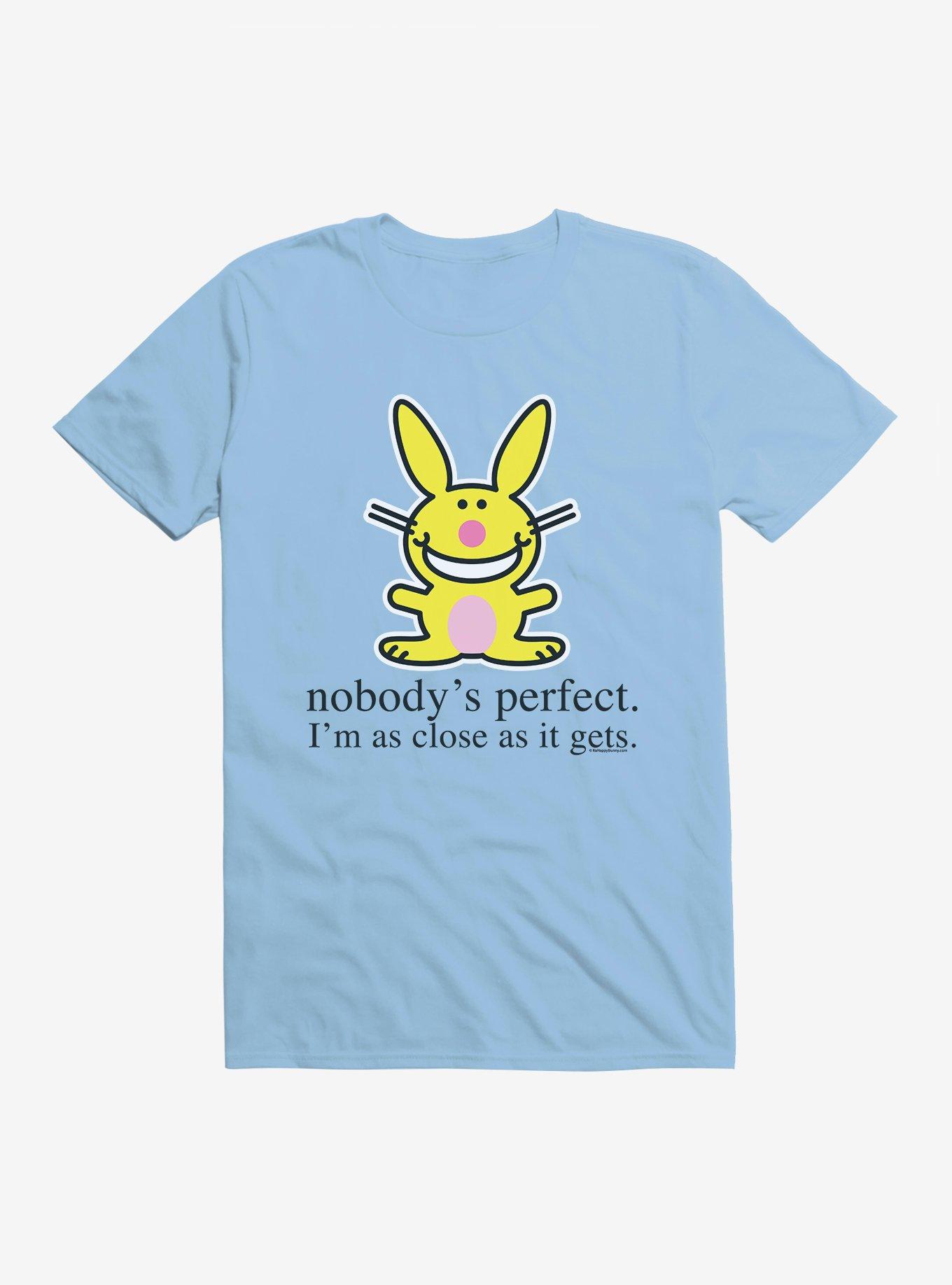 It's Happy Bunny Nobody's Perfect T-Shirt, , hi-res