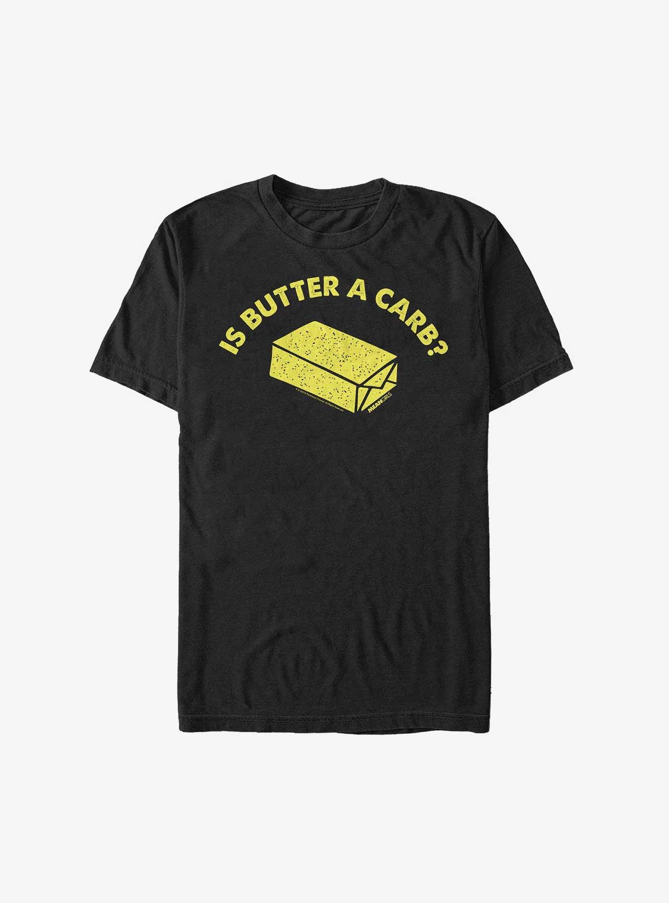 Mean Girls Butter A Carb T-Shirt, BLACK, hi-res