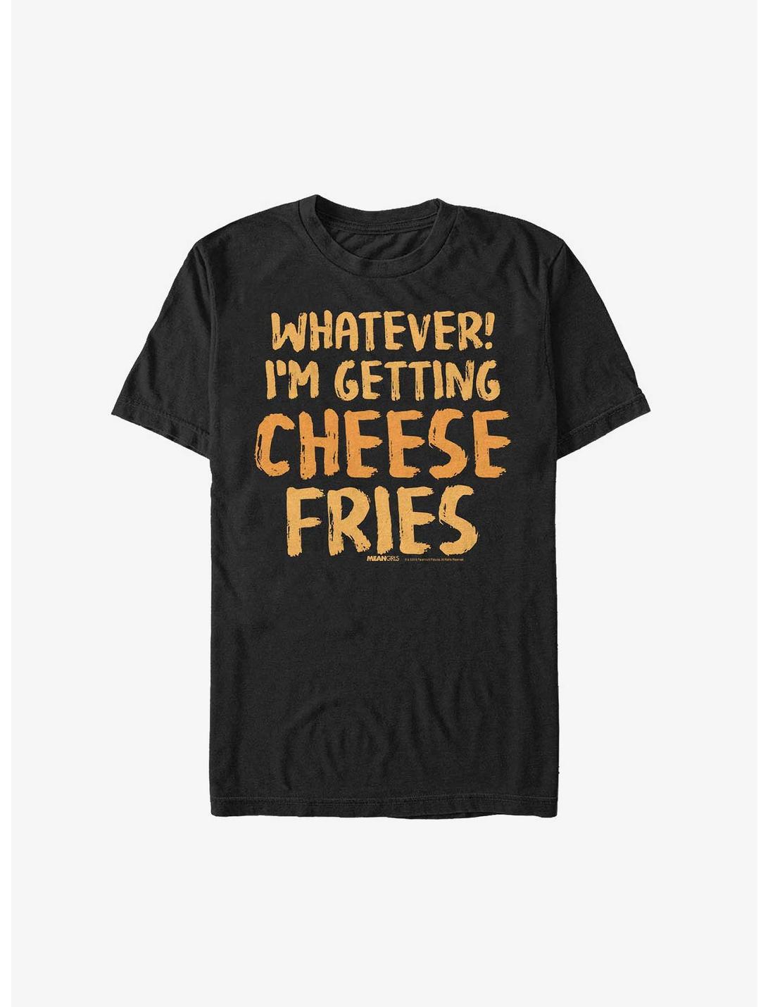 Mean Girls Getting Cheese Fries T-Shirt, BLACK, hi-res