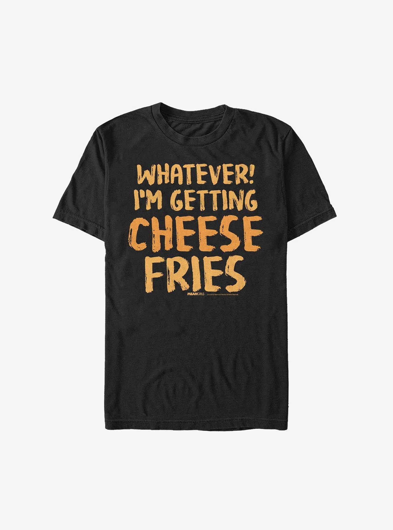 Mean Girls Getting Cheese Fries T-Shirt, BLACK, hi-res