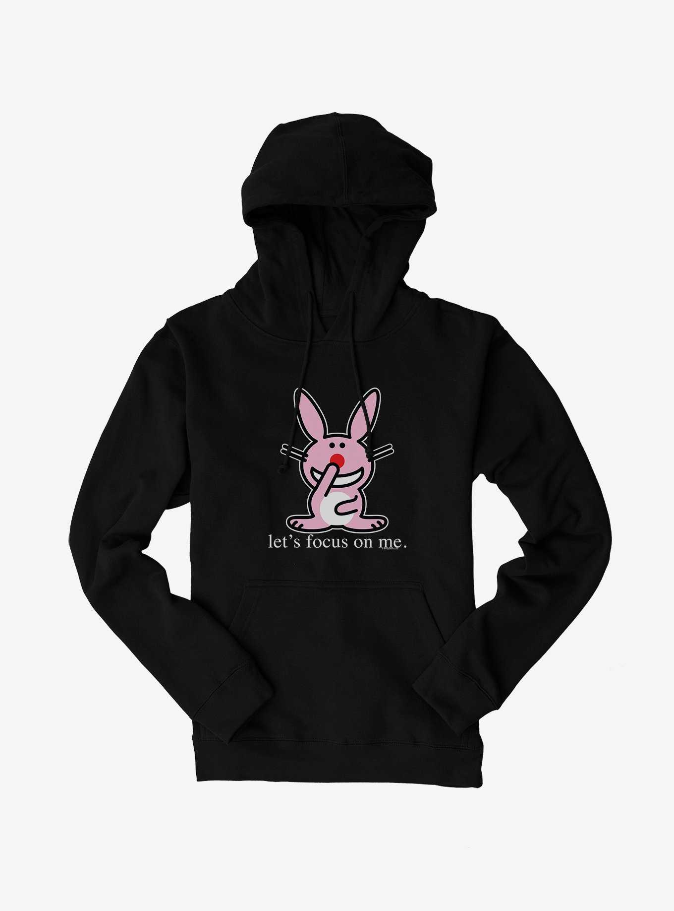 It's Happy Bunny Focus On Me Hoodie, , hi-res